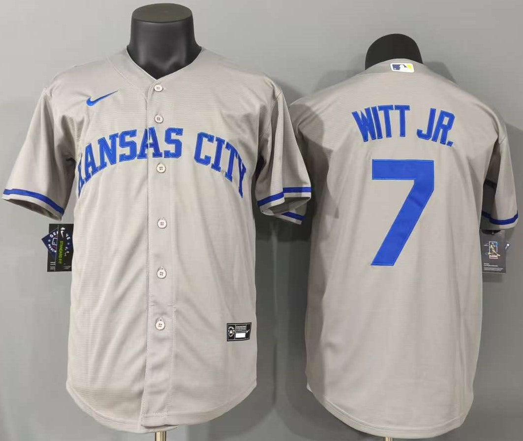 Kansas City Royals Bobby Witt Jr. #7 Baseball Jersey