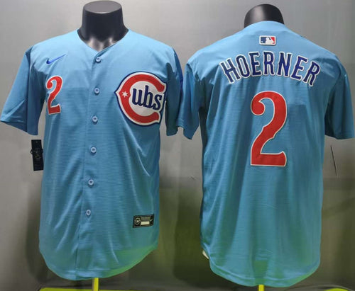 Chicago Cubs Nico Hoerner #2 Baseball Jersey