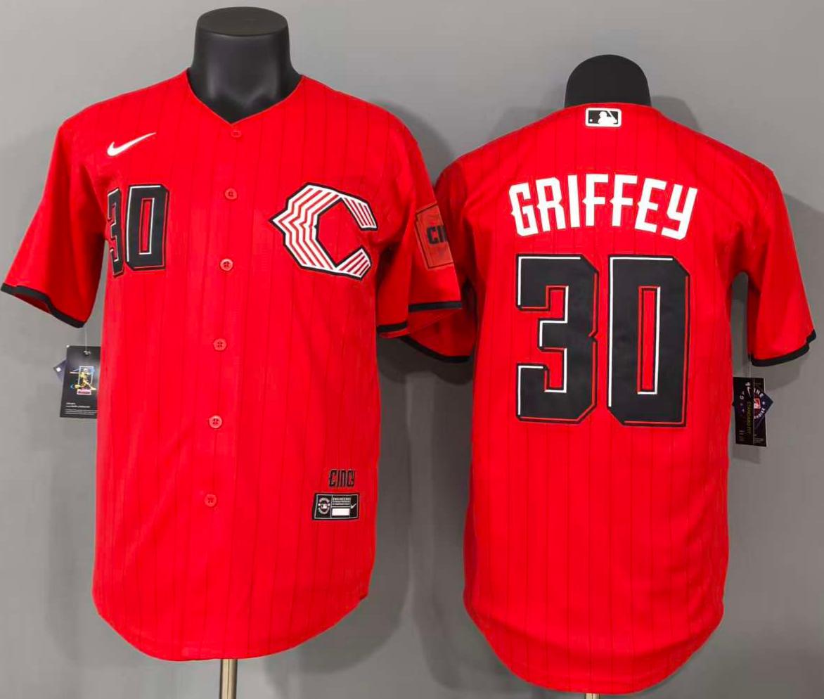 Cincinnati Reds Ken Griffey Jr. #30 Baseball Jersey