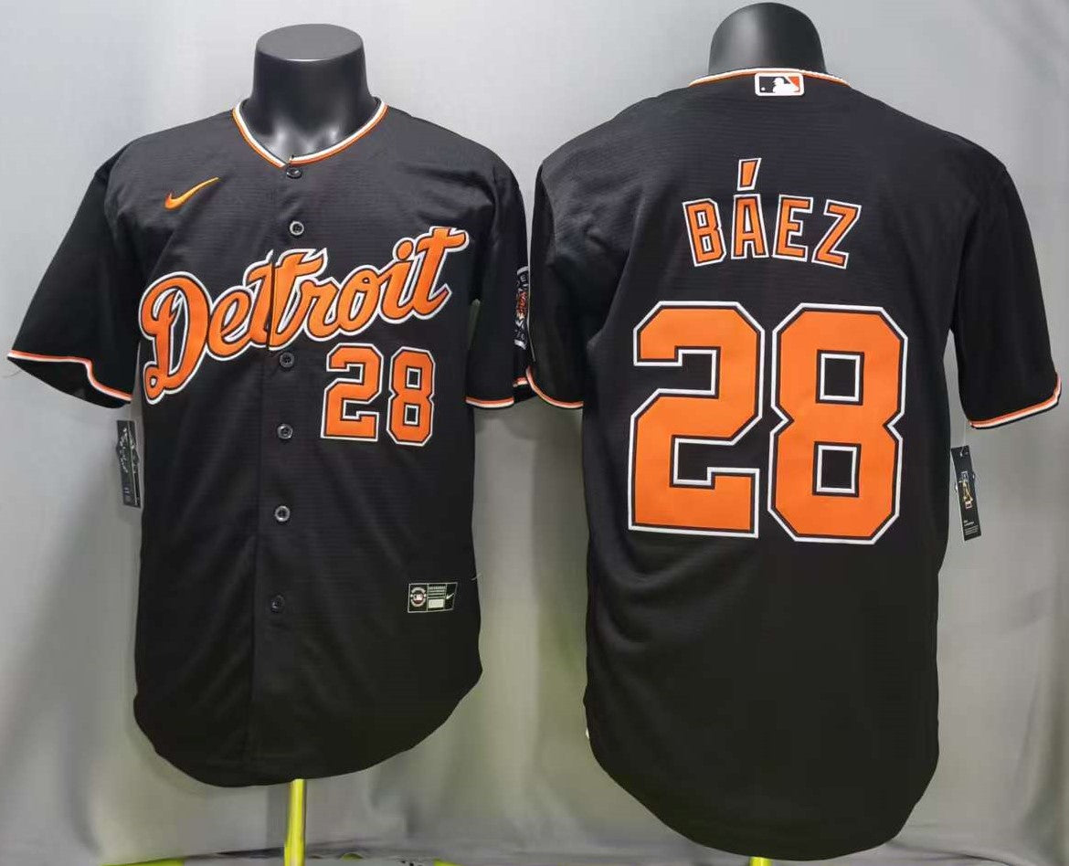Detroit Tigers Javier Báez #28 Baseball Jersey