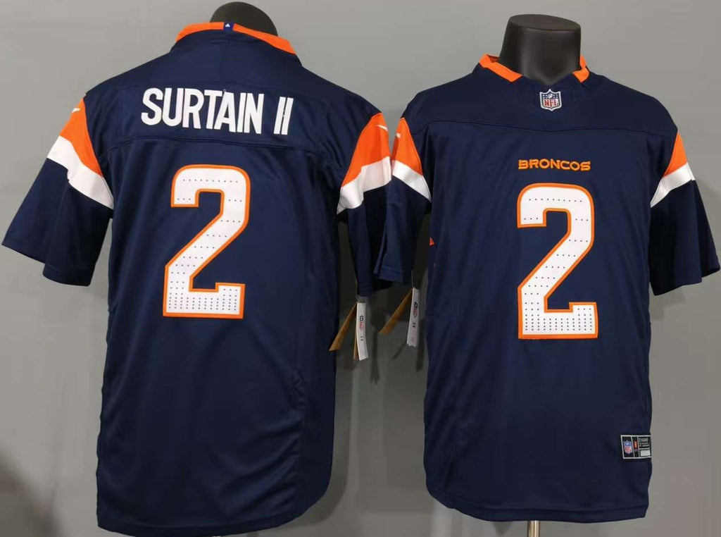 Pat Surtain II #2 Denver Broncos Game Jersey