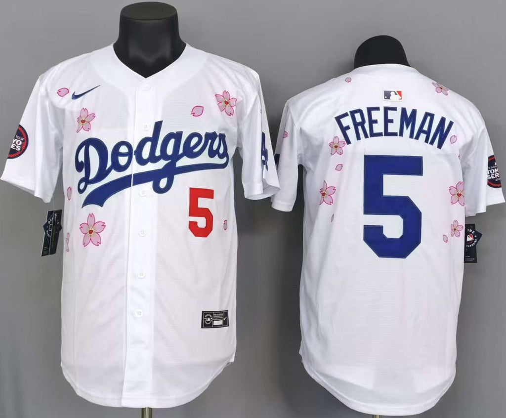 Los Angeles Dodgers Freddie Freeman #5 Baseball Jersey