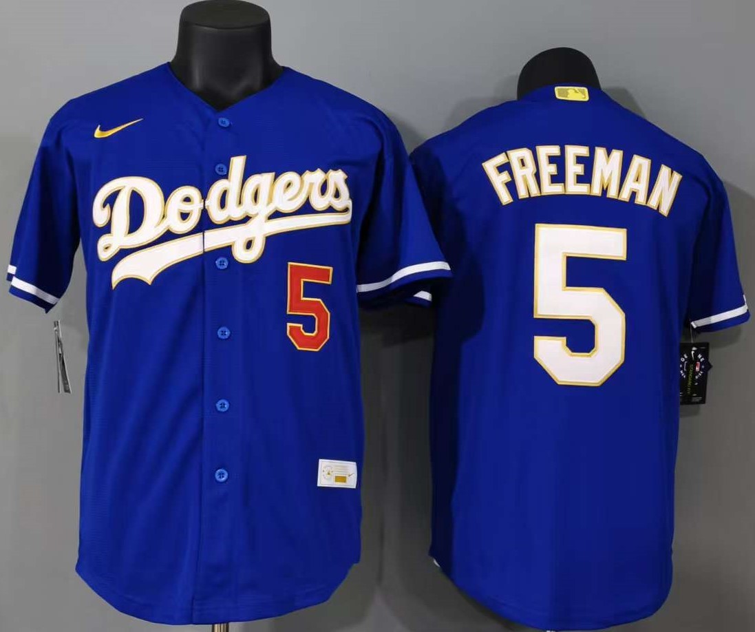 Los Angeles Dodgers Freddie Freeman #5 Baseball Jersey