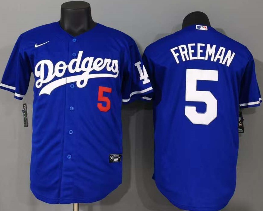 Los Angeles Dodgers Freddie Freeman #5 Baseball Jersey