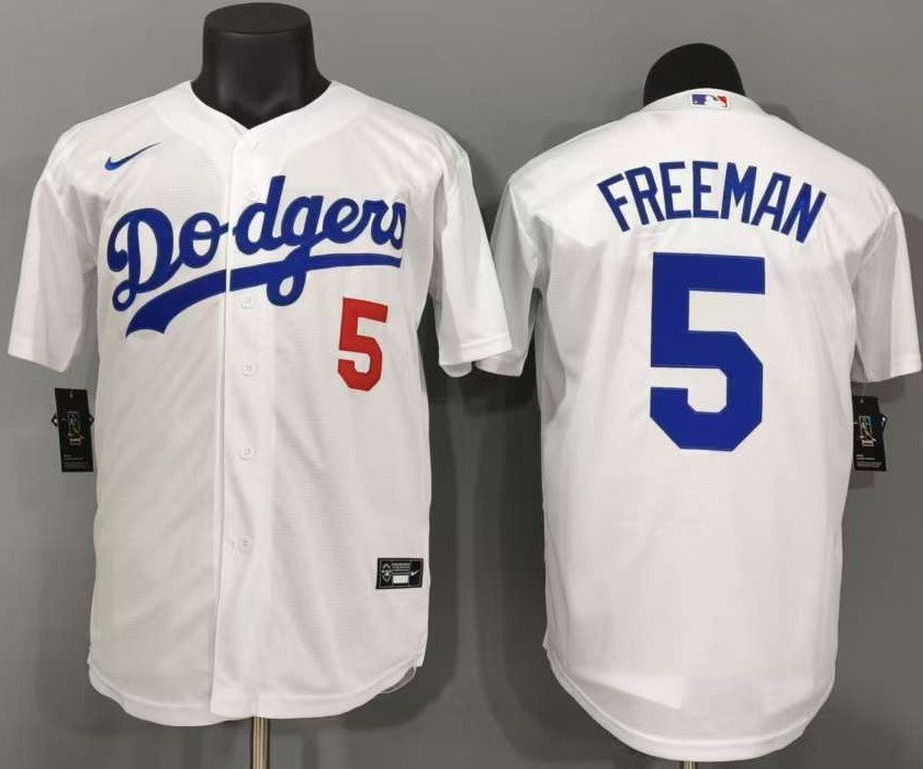 Los Angeles Dodgers Freddie Freeman #5 Baseball Jersey