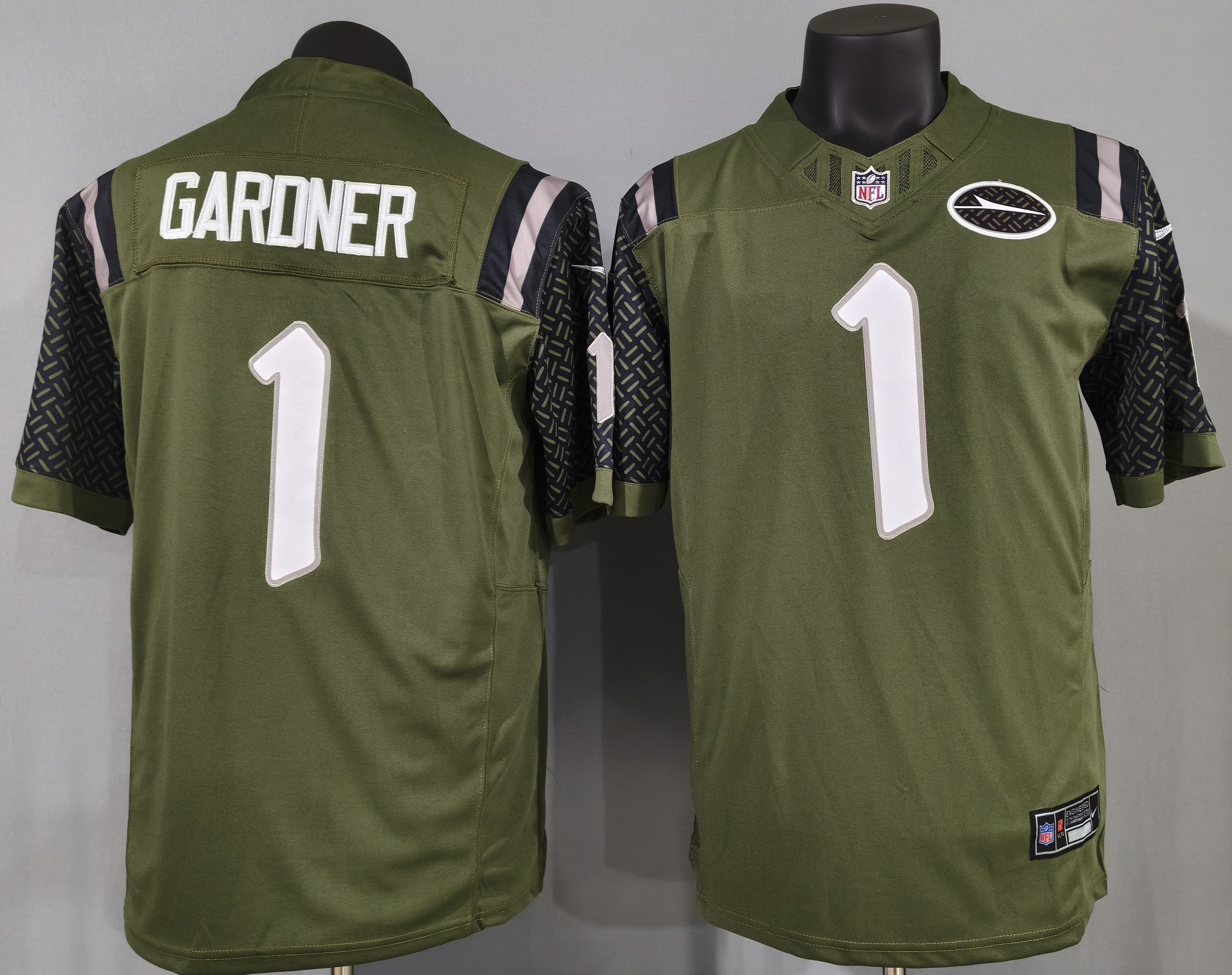 Sauce Gardner #1 New York Jets Game Jersey