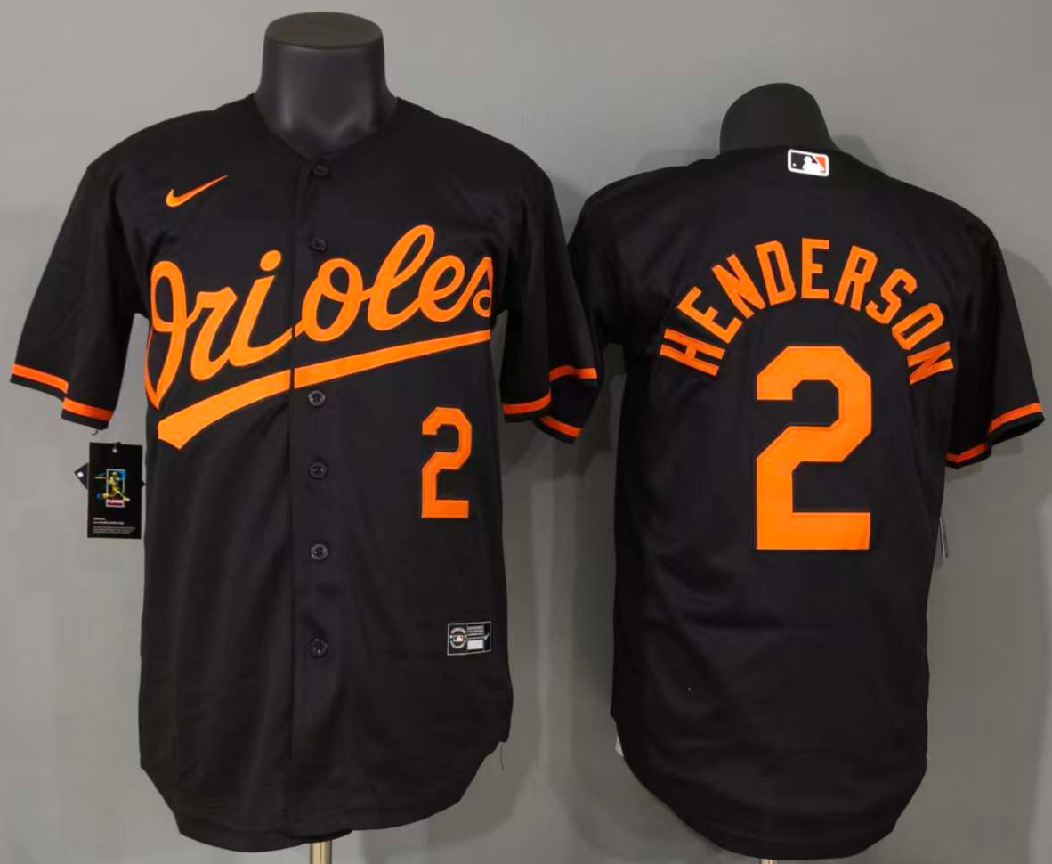 Baltimore Orioles Gunnar Henderson #2 Baseball Jersey