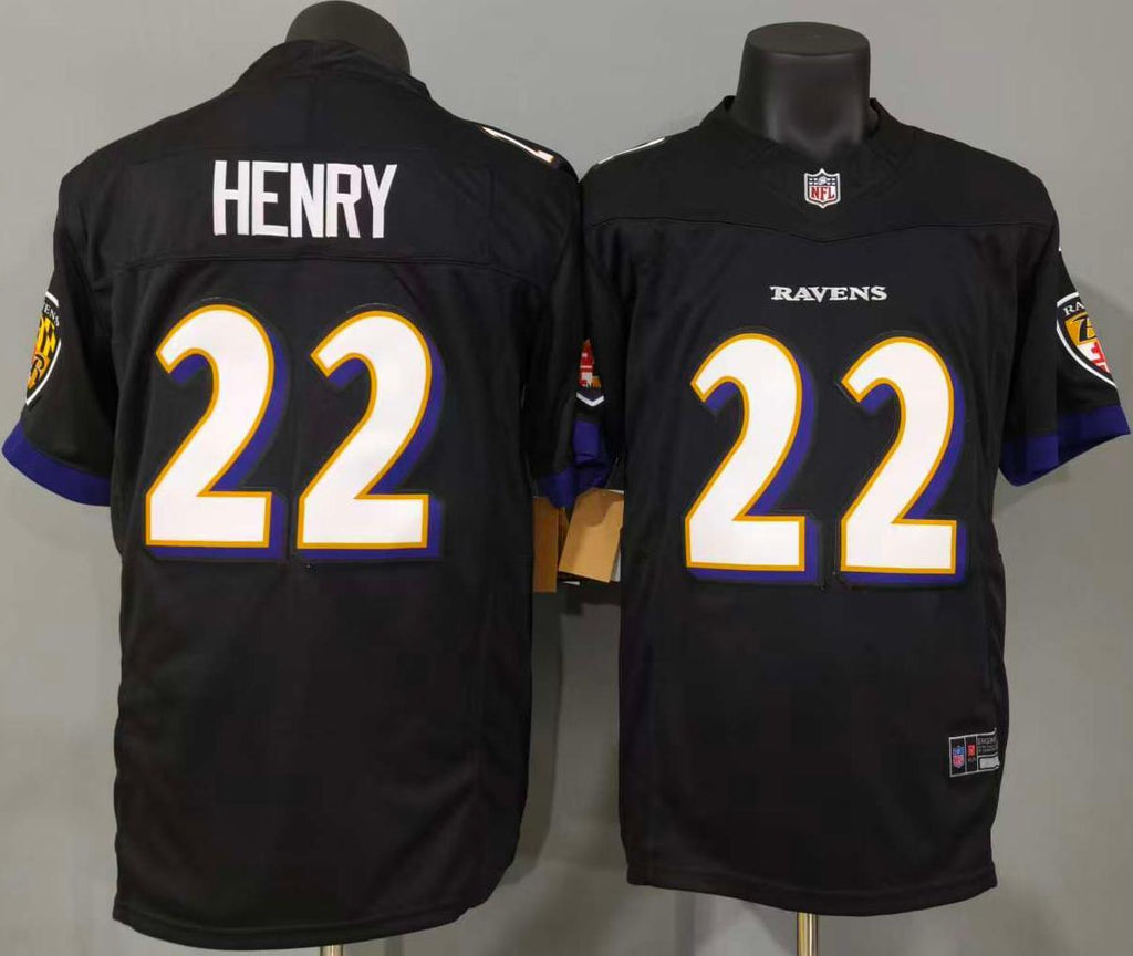 Derrick Henry #22 Baltimore Ravens Game Jersey