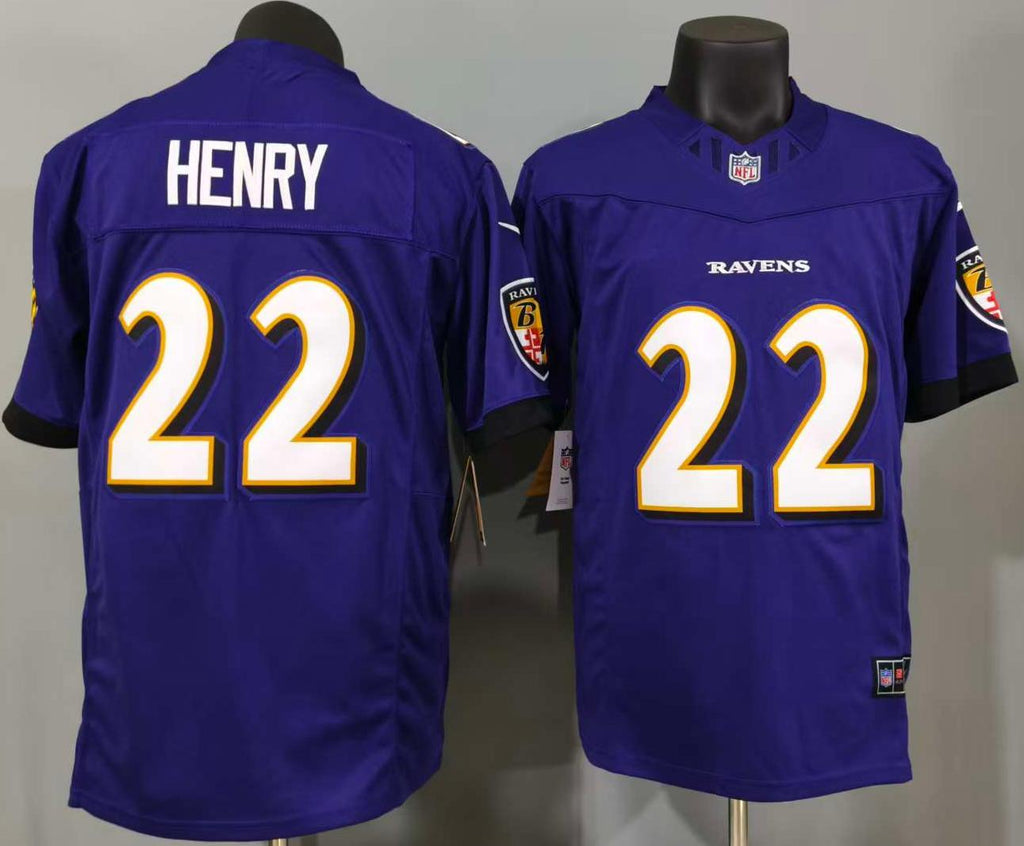 Derrick Henry #22 Baltimore Ravens Game Jersey