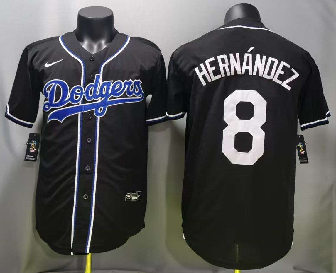 Los Angeles Dodgers Teoscar Hernández #8 Baseball Jersey