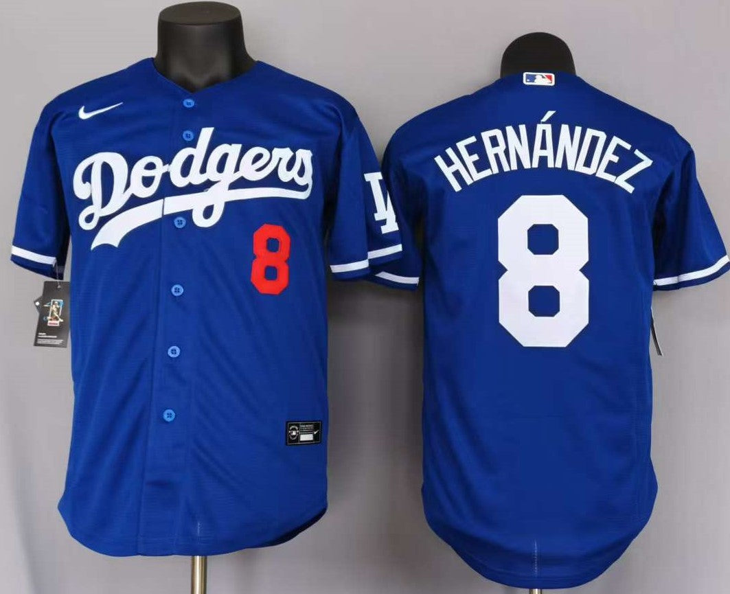 Los Angeles Dodgers Teoscar Hernández #8 Baseball Jersey