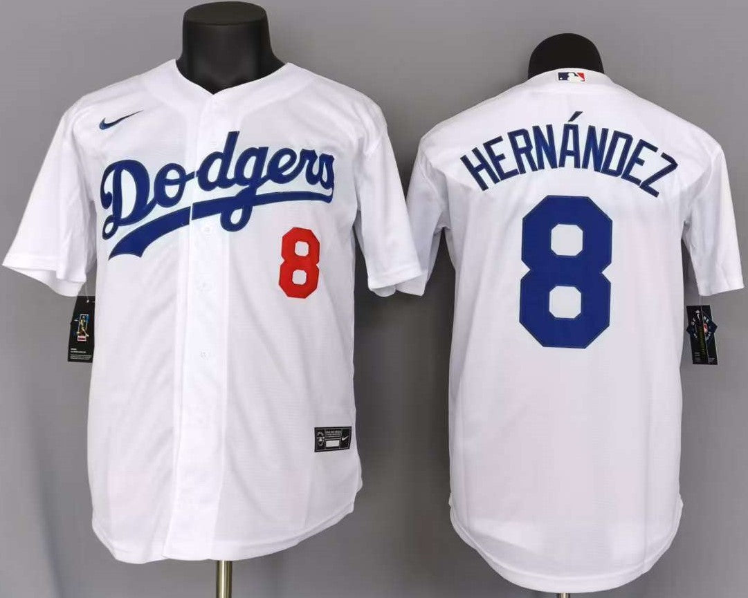 Los Angeles Dodgers Teoscar Hernández #8 Baseball Jersey