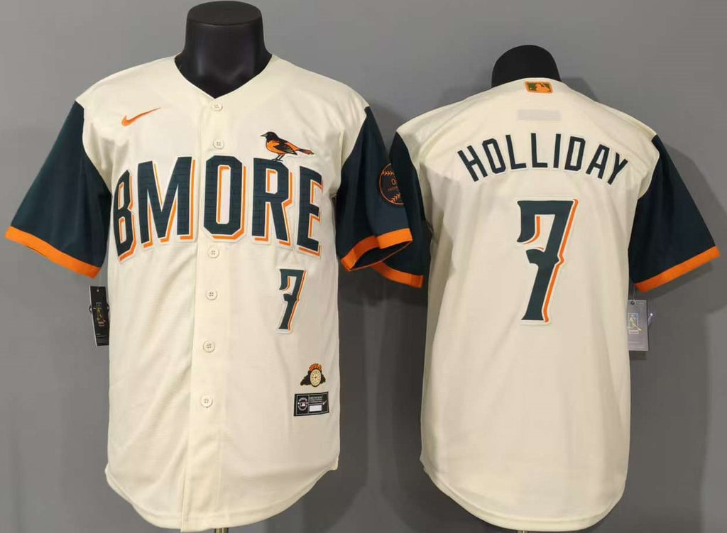 Baltimore Orioles Jackson Holliday #7 Baseball Jersey