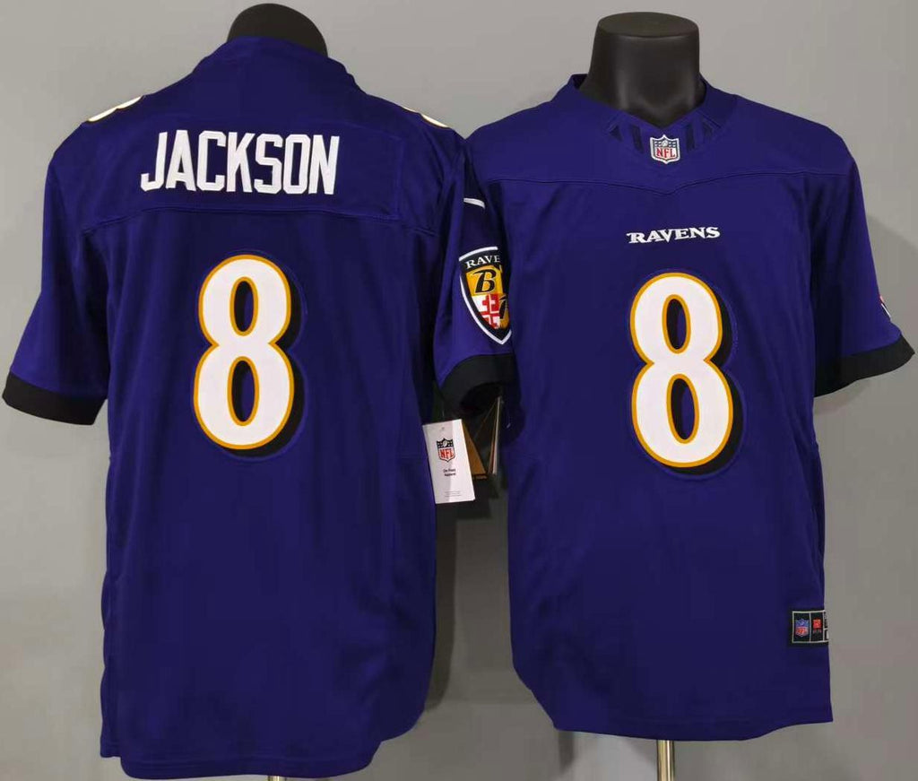 Lamar Jackson #8 Baltimore Ravens Game Jersey