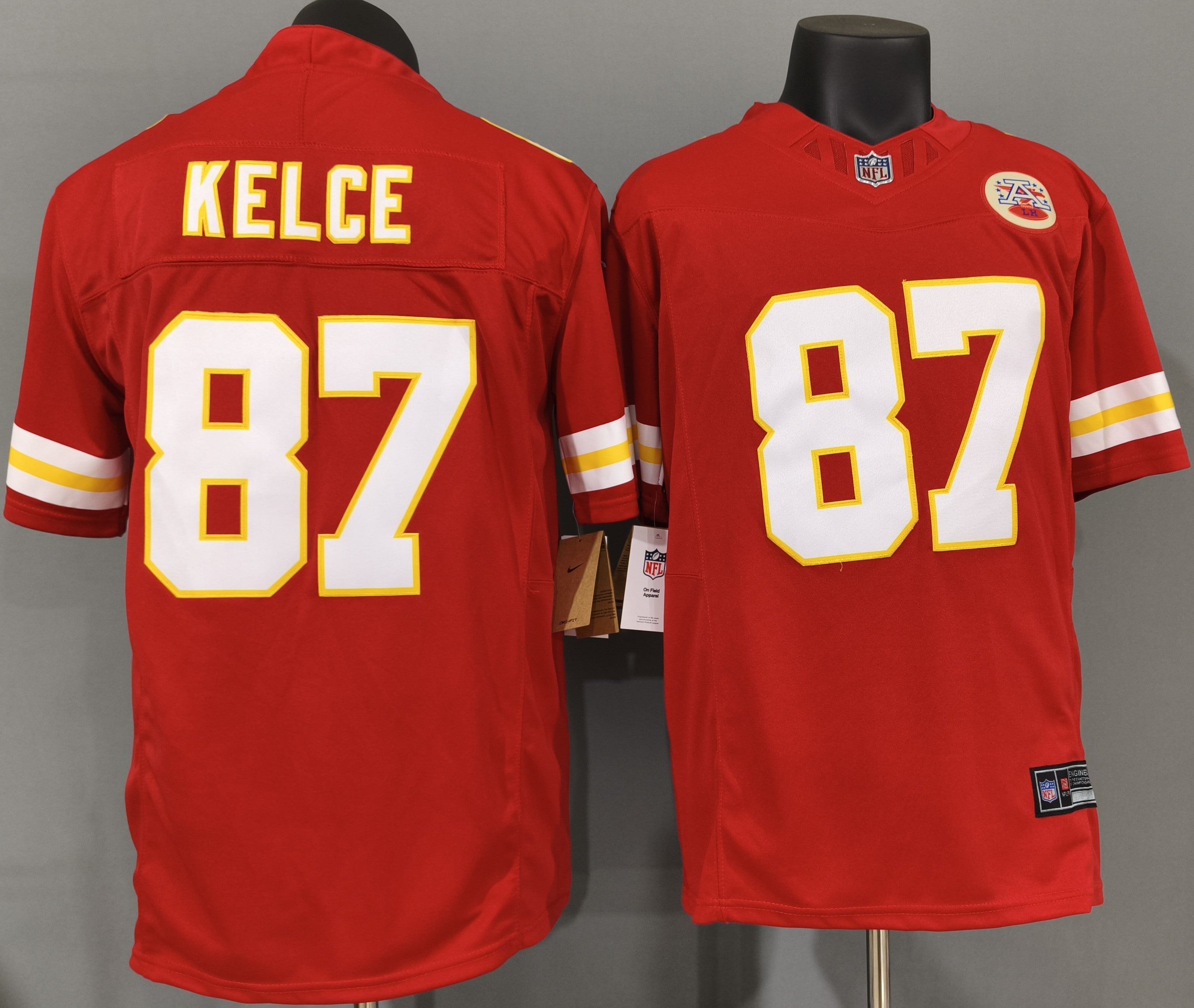 Travis Kelce #87 Kansas City Chiefs Game Jersey