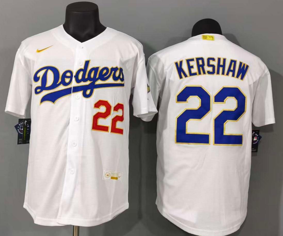 Los Angeles Dodgers Clayton Kershaw #22 Baseball Jersey