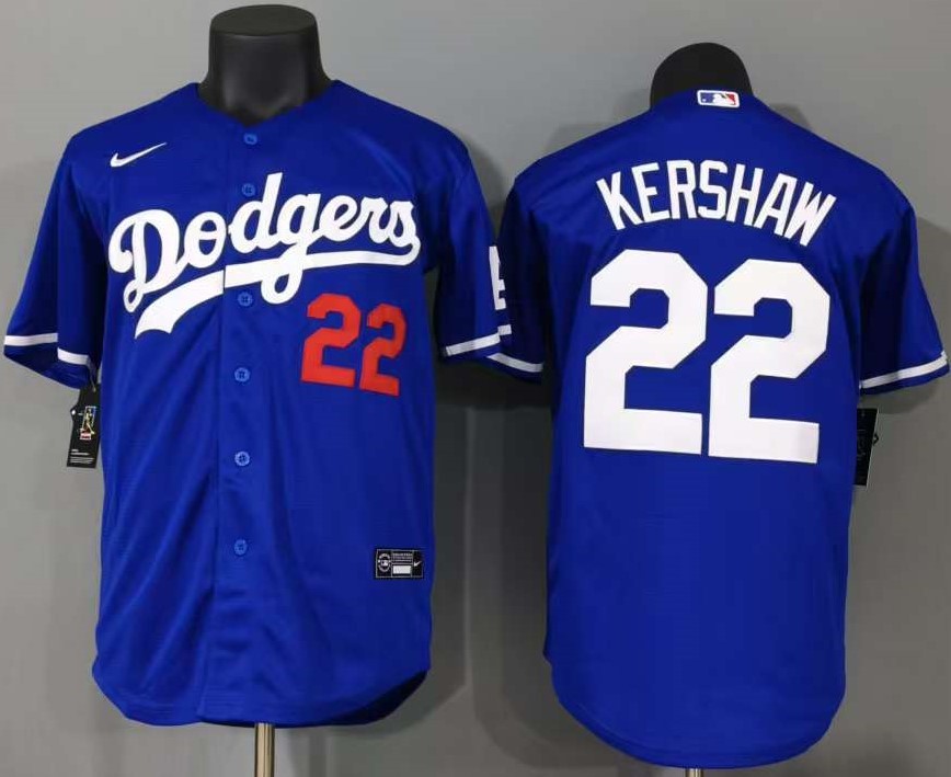 Los Angeles Dodgers Clayton Kershaw #22 Baseball Jersey