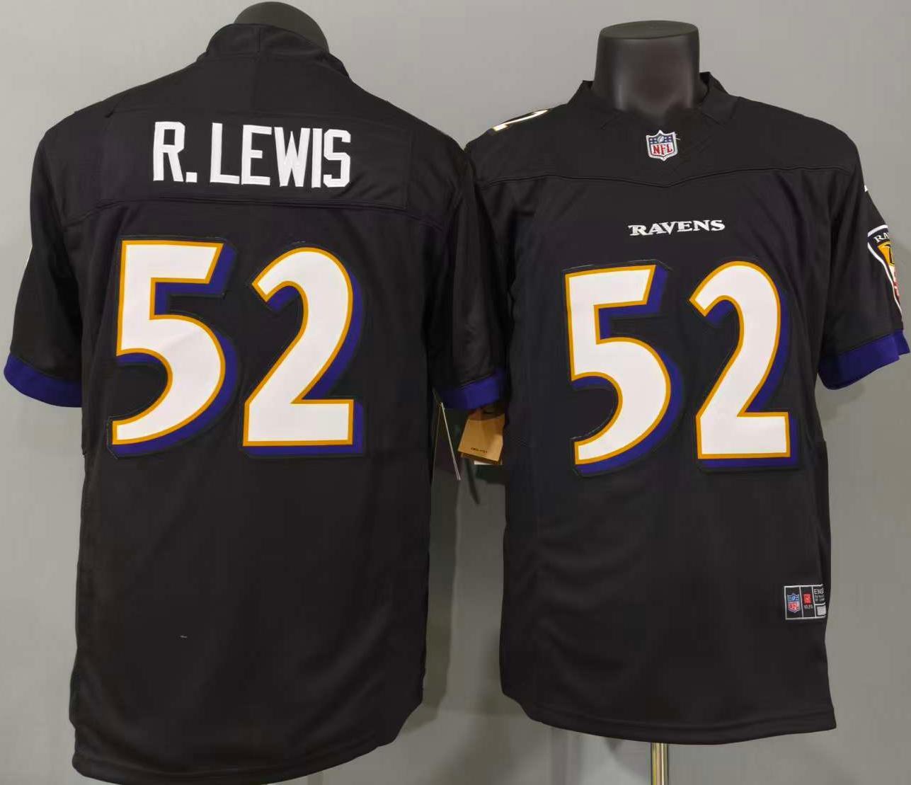 Ray Lewis #52 Baltimore Ravens Game Jersey