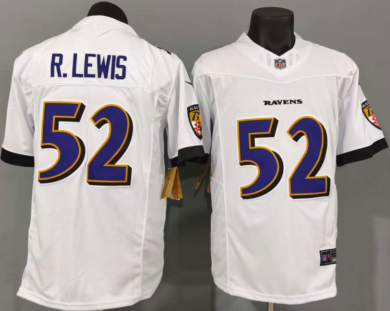 Ray Lewis #52 Baltimore Ravens Game Jersey