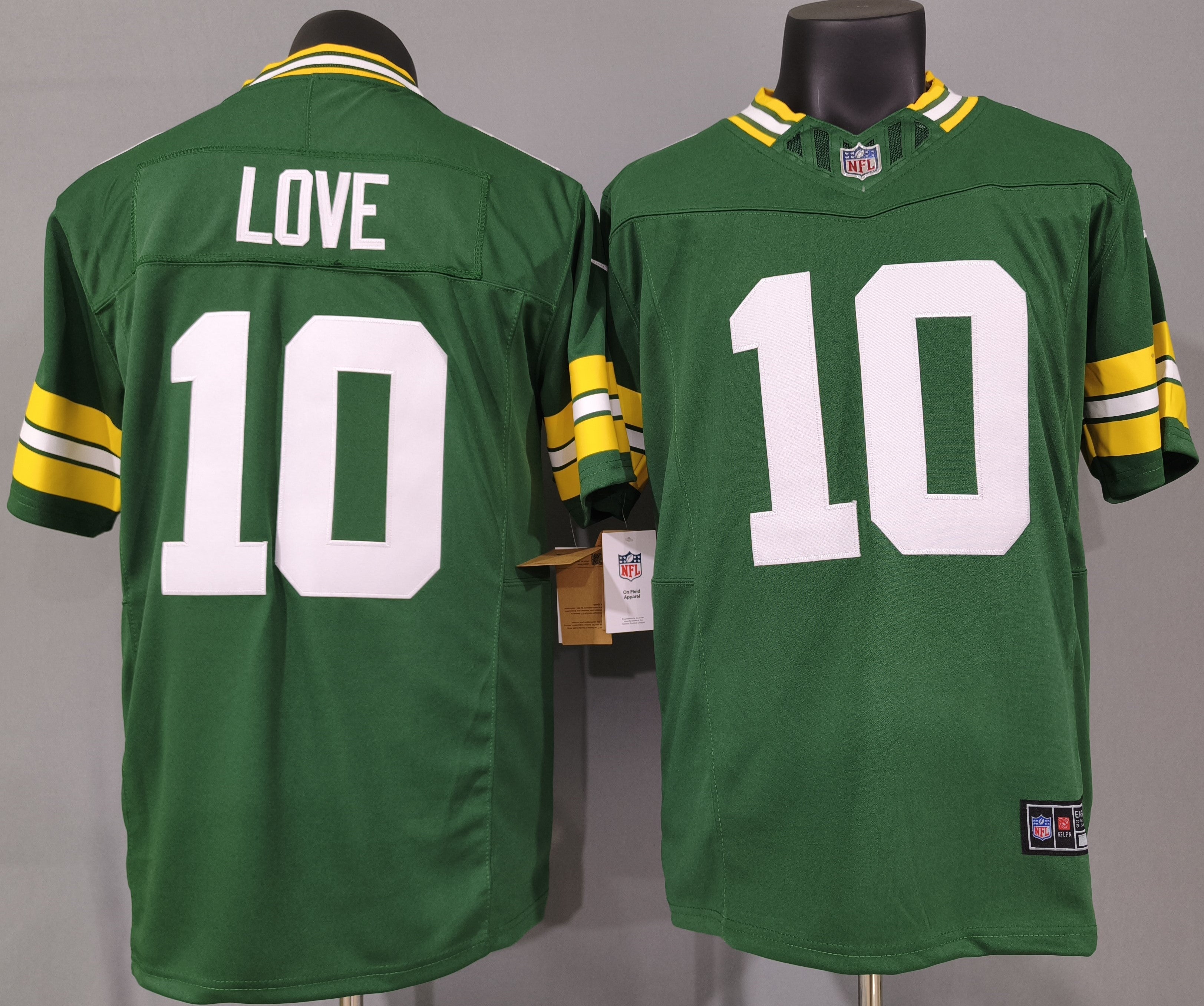 Jordan Love #10 Green Bay Packers Game Jersey