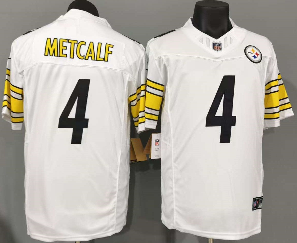 DK Metcalf #4 Pittsburgh Steelers Game Jersey