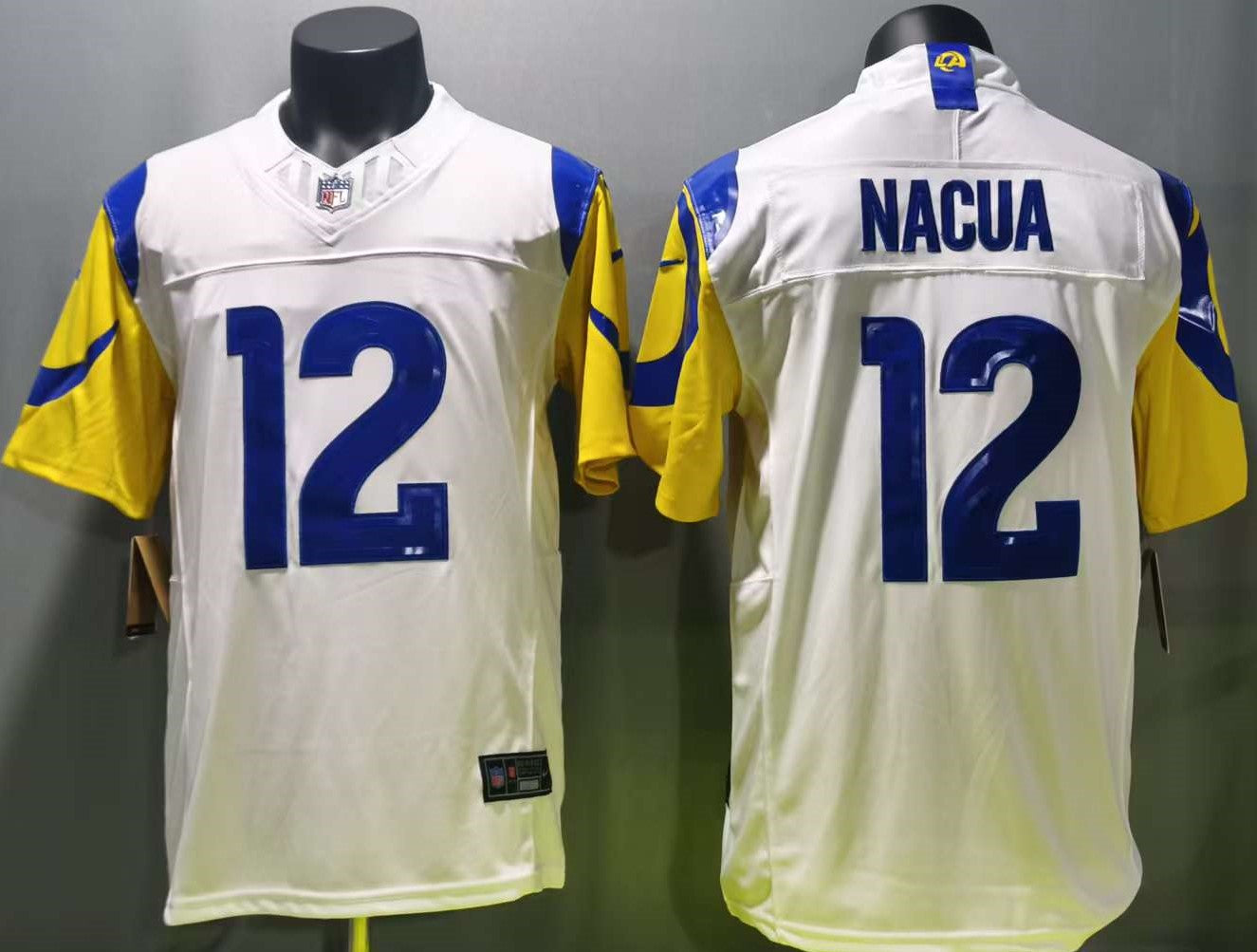 Puka Nacua #12 Los Angeles Rams Game Jersey