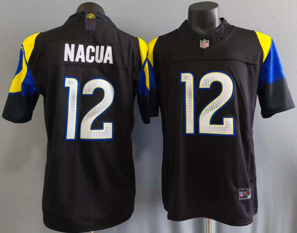 Puka Nacua #12 Los Angeles Rams Game Jersey