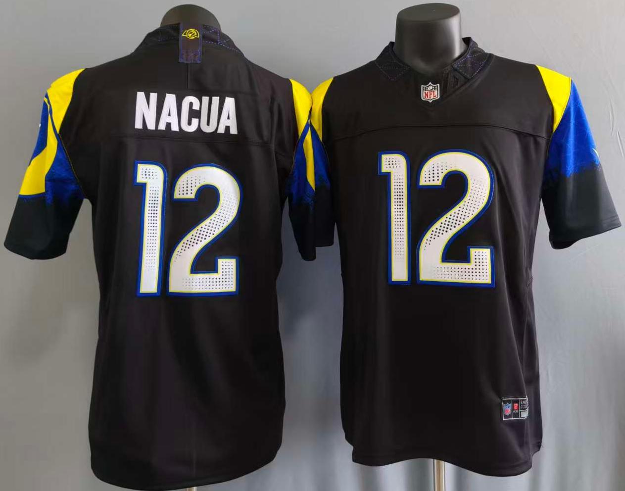 Puka Nacua #12 Los Angeles Rams Game Jersey