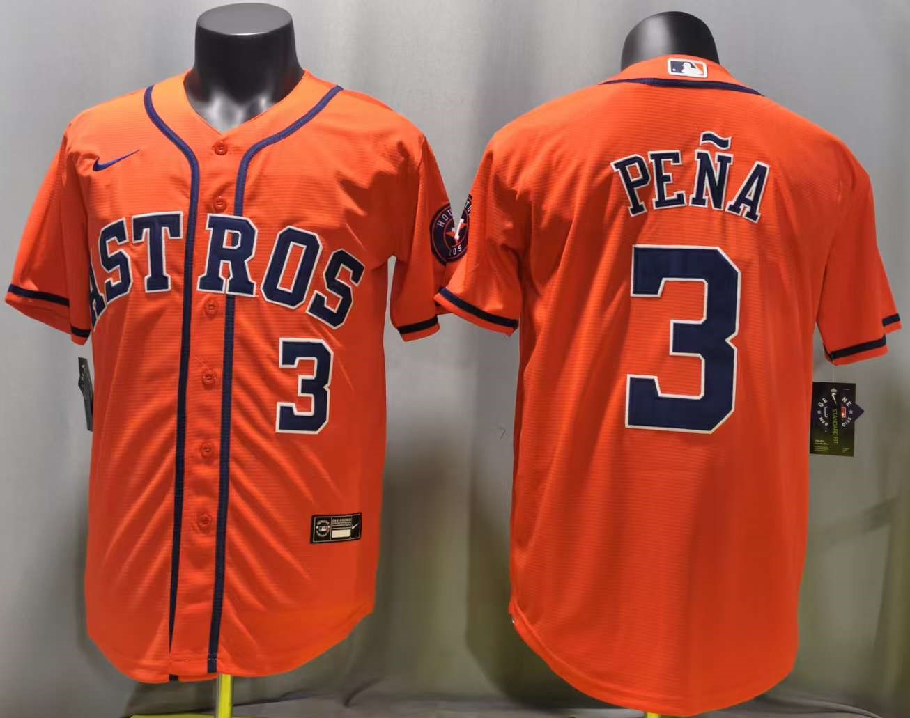 Houston Astros Jeremy Peña #3 Baseball Jersey
