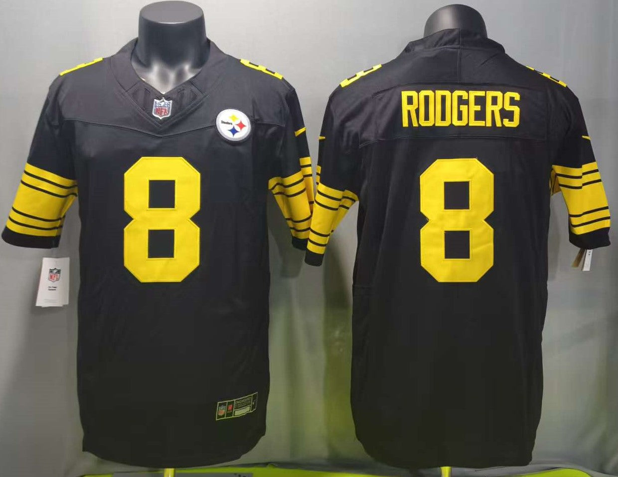 Aaron Rodgers #8 Pittsburgh Steelers Game Jersey