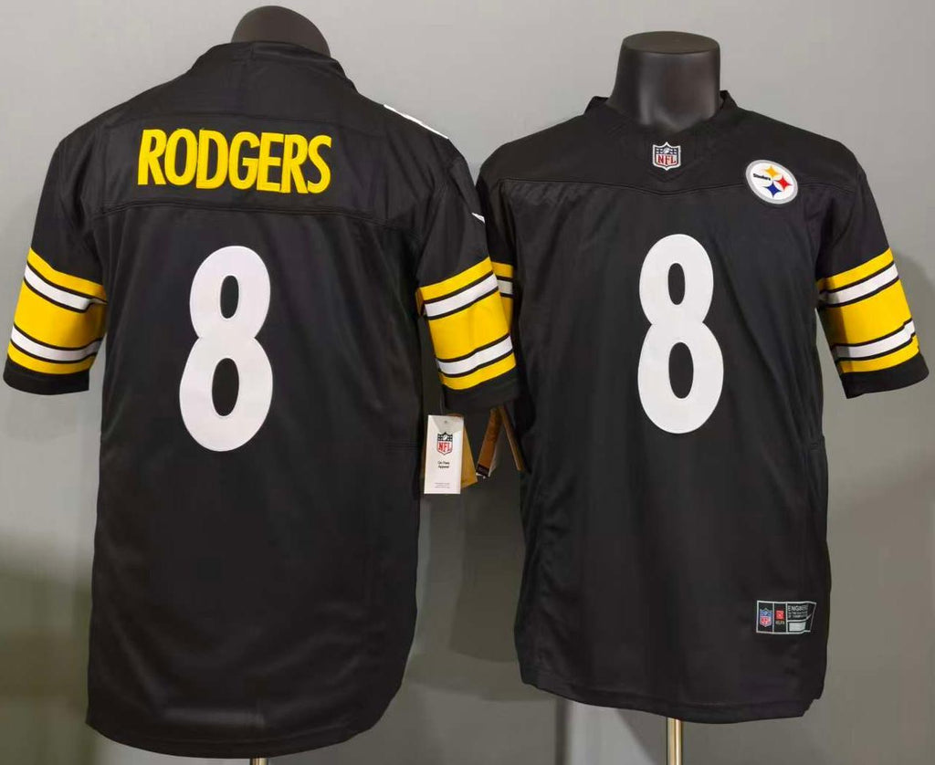Aaron Rodgers #8 Pittsburgh Steelers Game Jersey