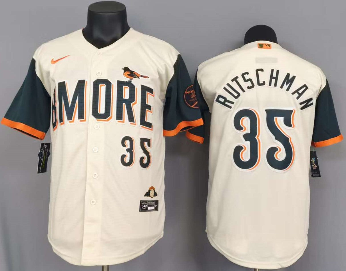 Baltimore Orioles Adley Rutschman #35 Baseball Jersey