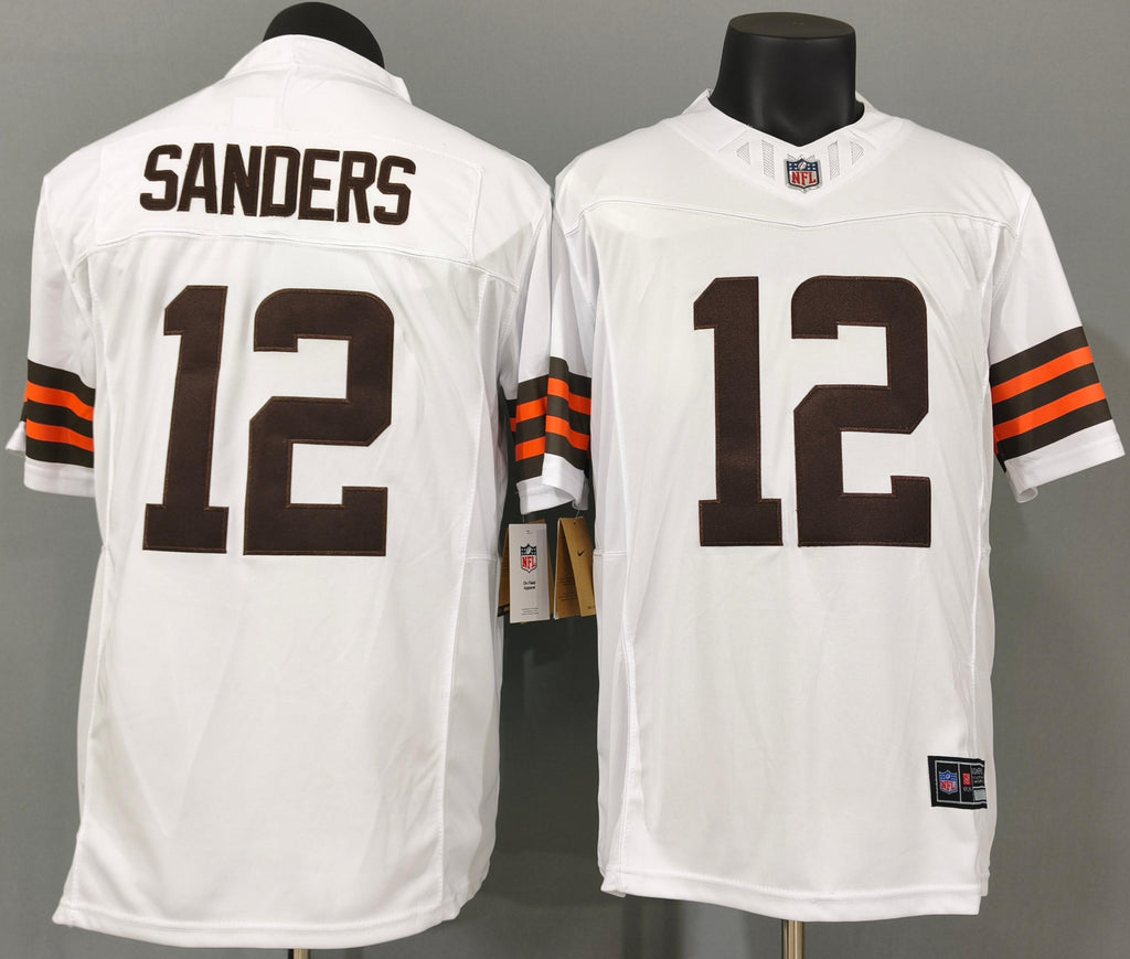 Shedeur Sanders #12 Cleveland Browns Game Jersey