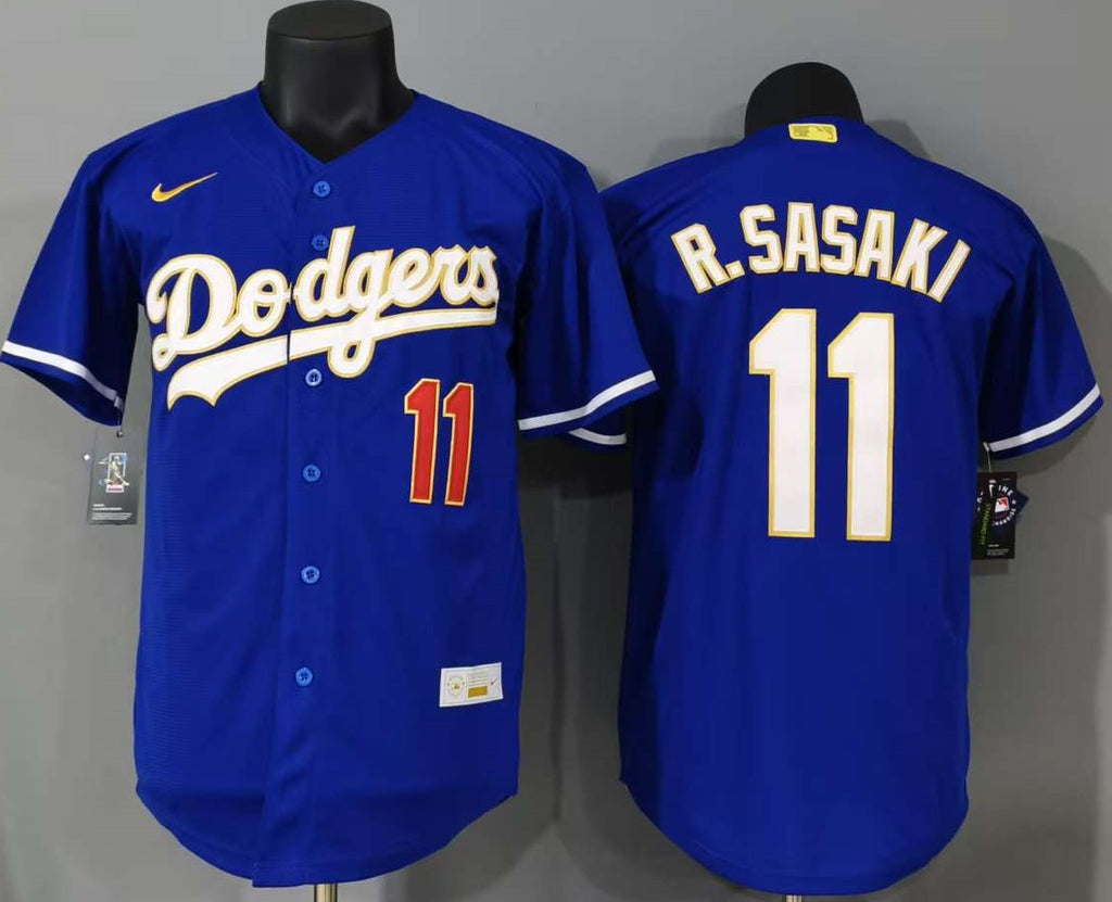 Los Angeles Dodgers Roki Sasaki #11 Baseball Jersey