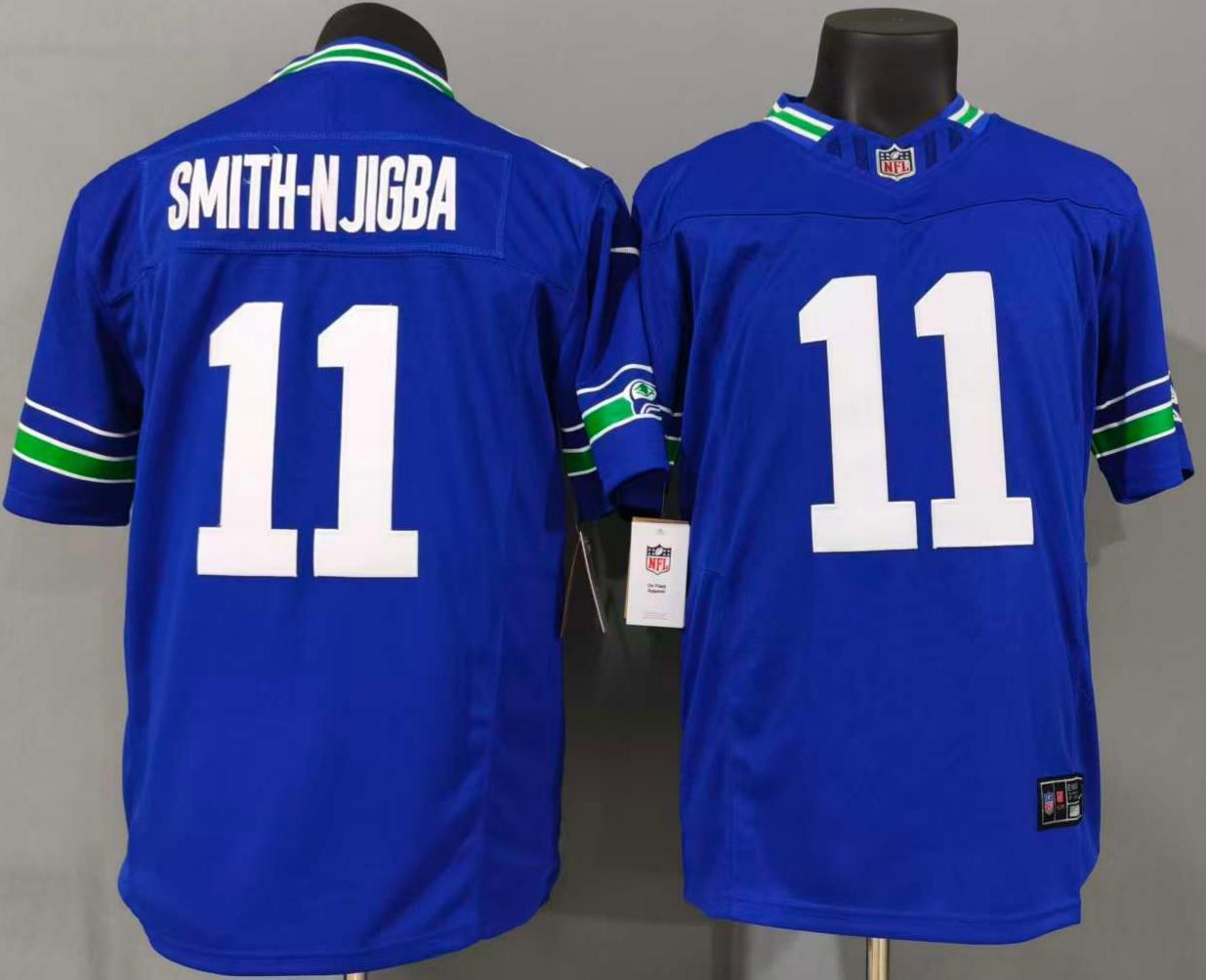 Jaxon Smith-Njigba #11 Seattle Seahawks Game Jersey