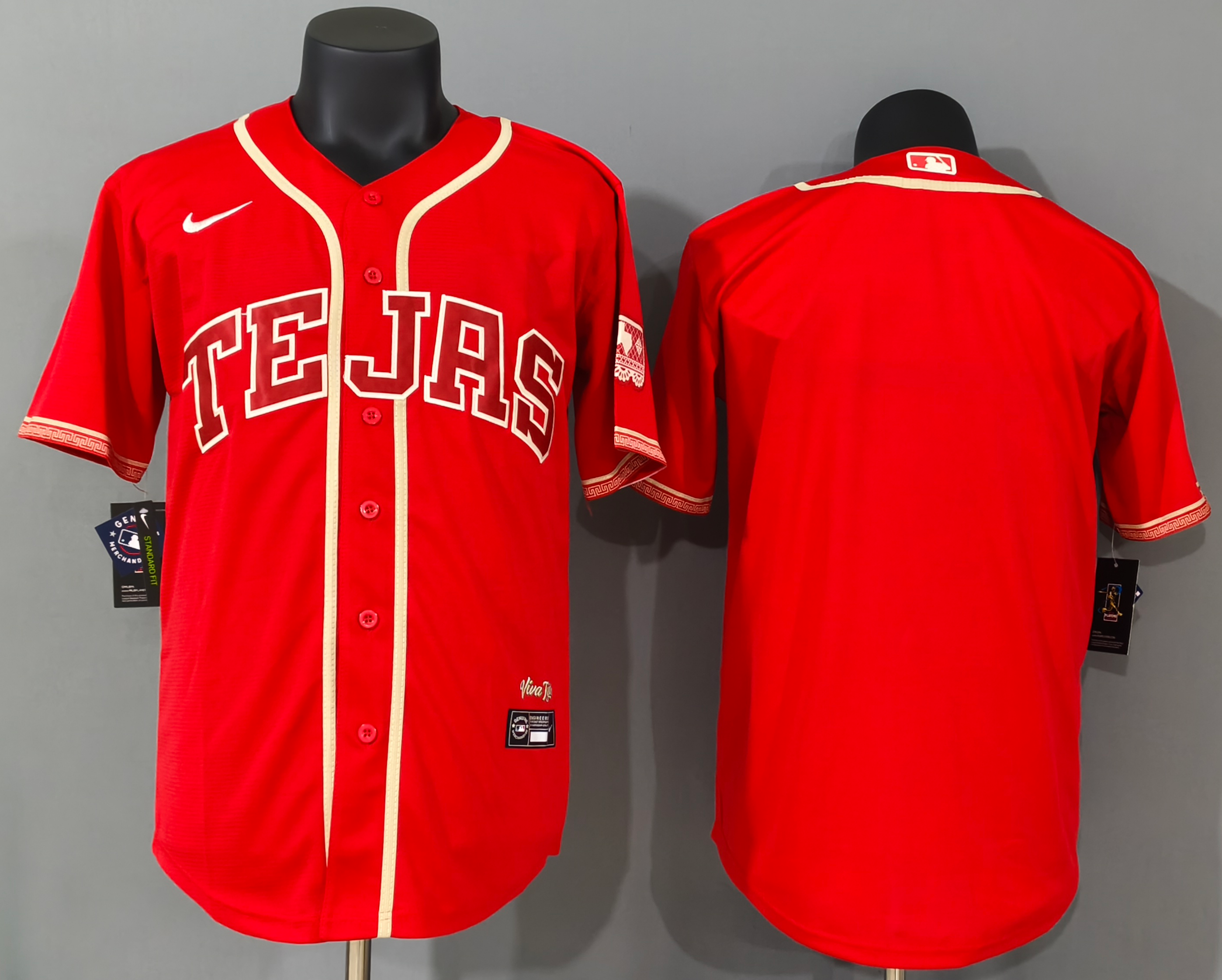 Texas Rangers Blank Baseball Jersey