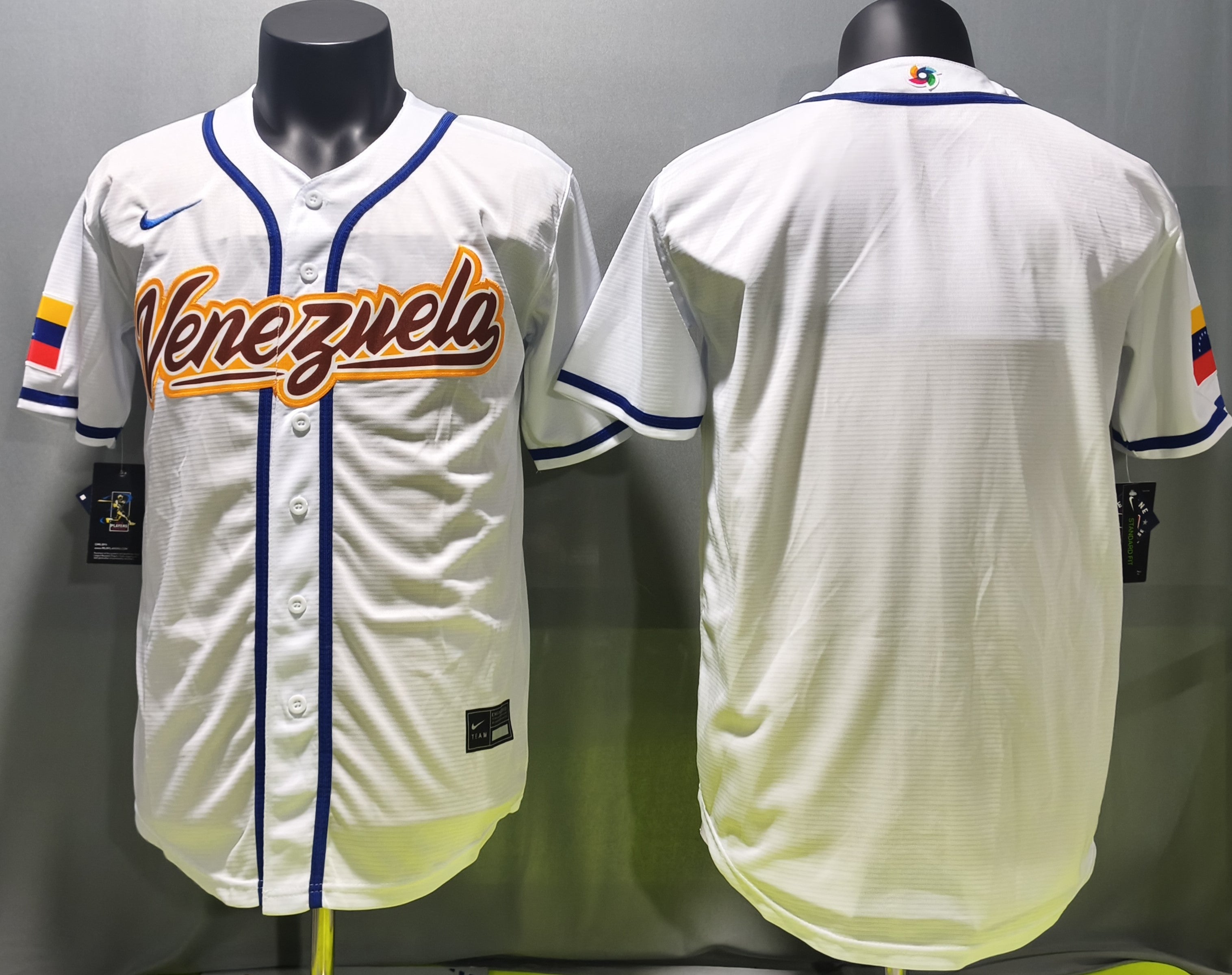 Venezuela WBC Blank Baseball Jersey