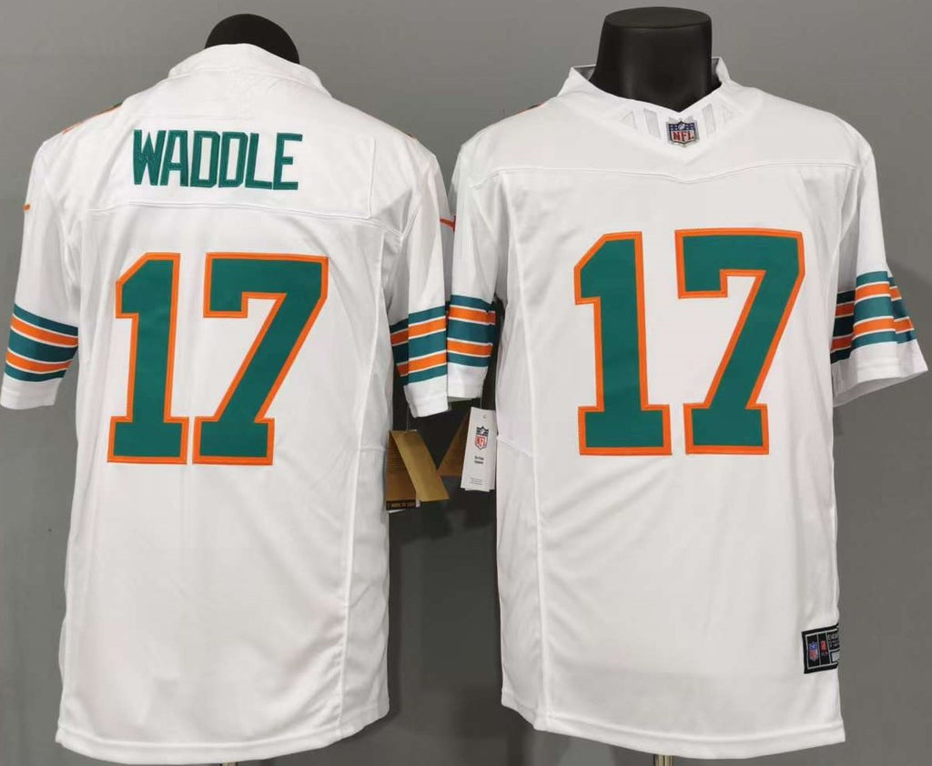 Jaylen Waddle #17 Miami Dolphins Game Jersey