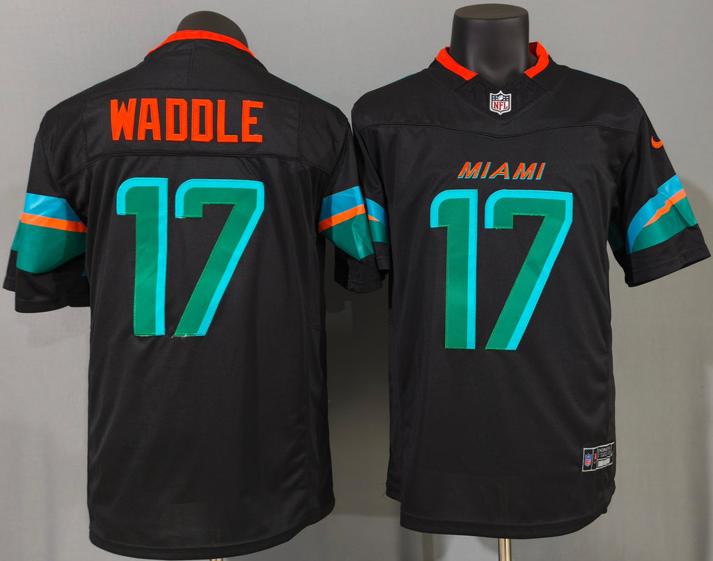 Jaylen Waddle #17 Miami Dolphins Game Jersey
