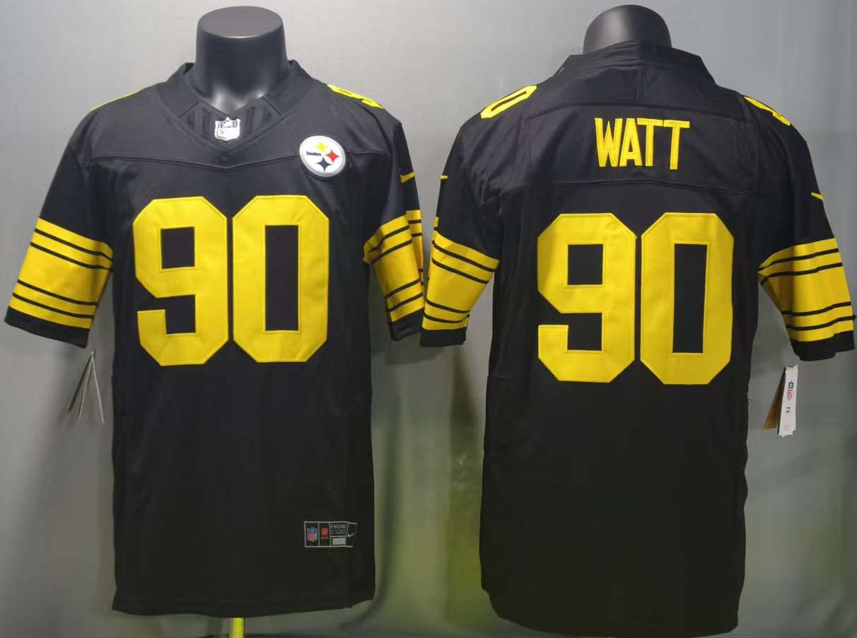 T.J. Watt #90 Pittsburgh Steelers Game Jersey