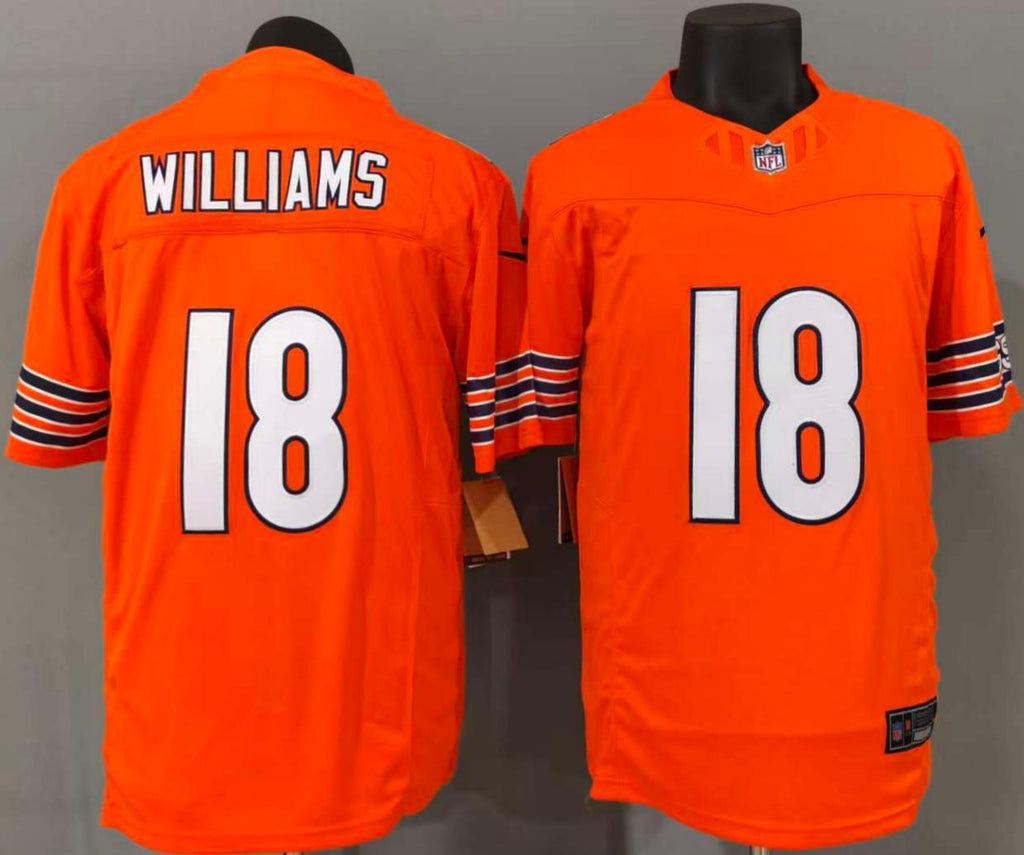 Caleb Williams #18 Chicago Bears Game Jersey
