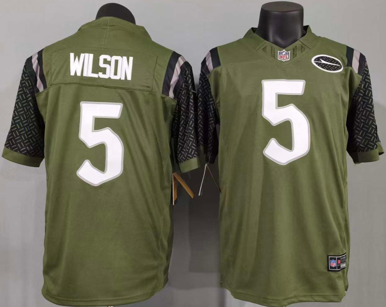Garrett Wilson #5 New York Jets Game Jersey