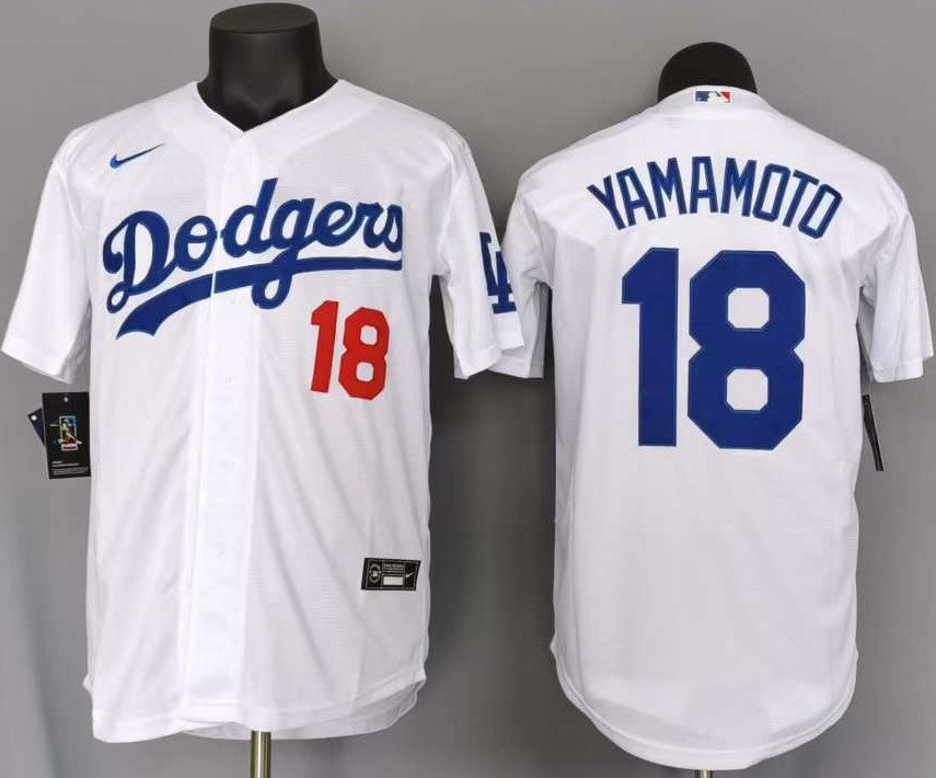 Los Angeles Dodgers Yoshinobu Yamamoto #18 Baseball Jersey