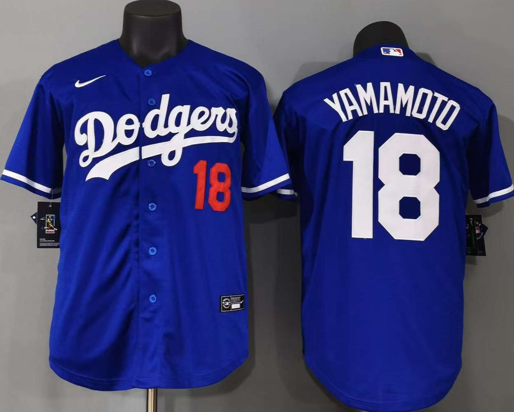 Los Angeles Dodgers Yoshinobu Yamamoto #18 Baseball Jersey