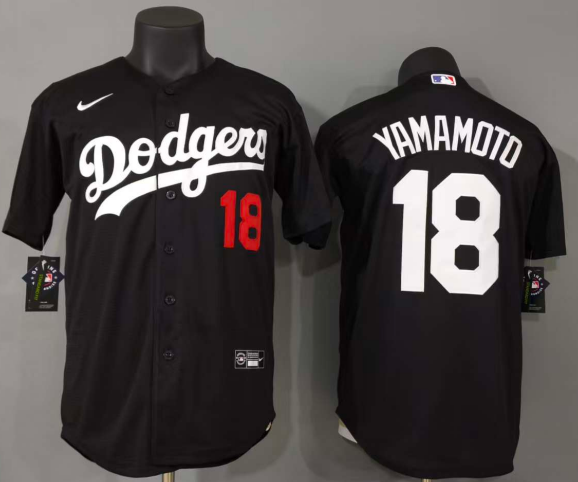 Los Angeles Dodgers Yoshinobu Yamamoto #18 Baseball Jersey
