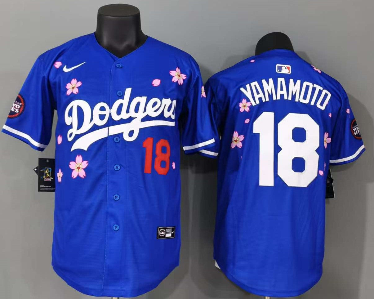 Los Angeles Dodgers Yoshinobu Yamamoto #18 Baseball Jersey
